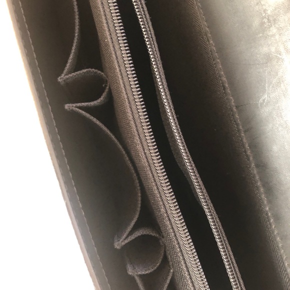 NWOT JACK GEORGES’  European leather, ELEMENTS Briefcase, perfect condition - Picture 6 of 10